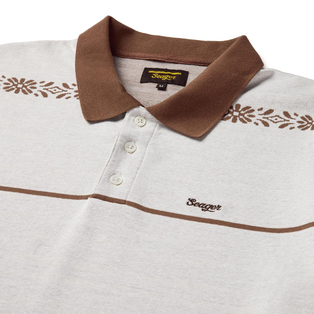 Azteca S/S Polo White - Image 5