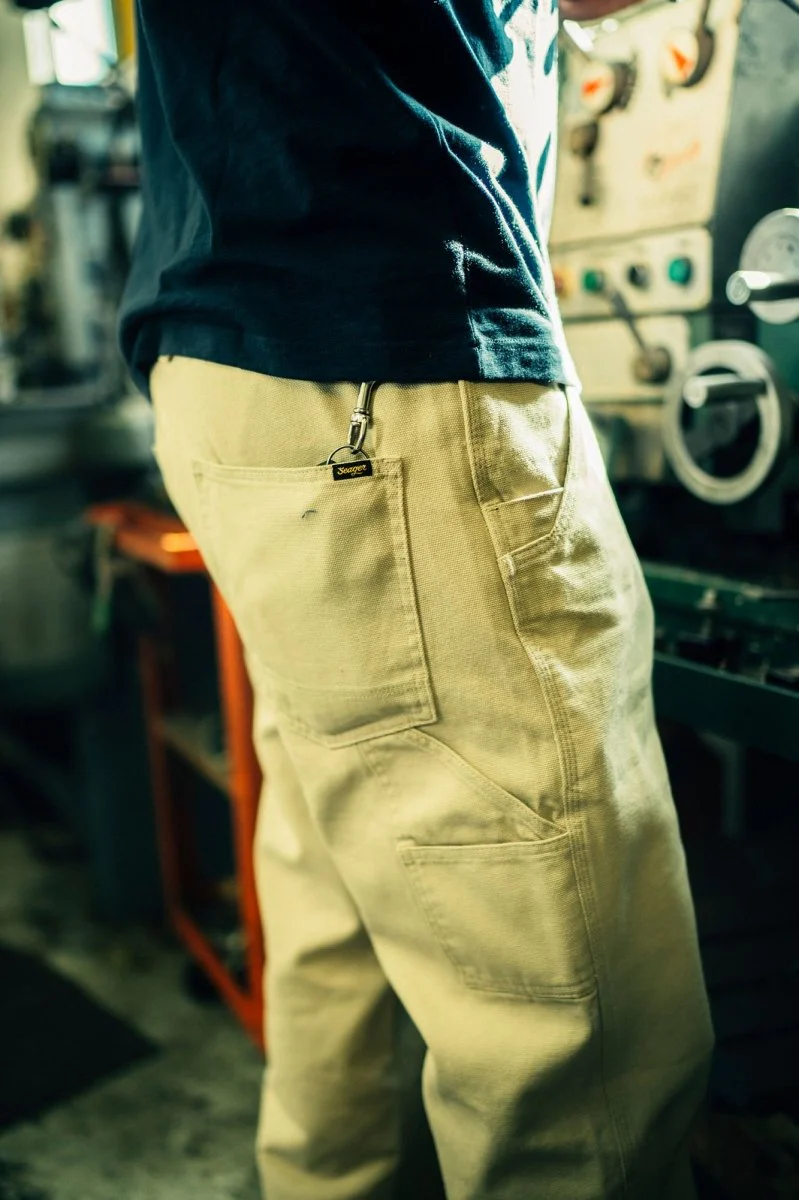 Bison Canvas Pant Stone - Image 9