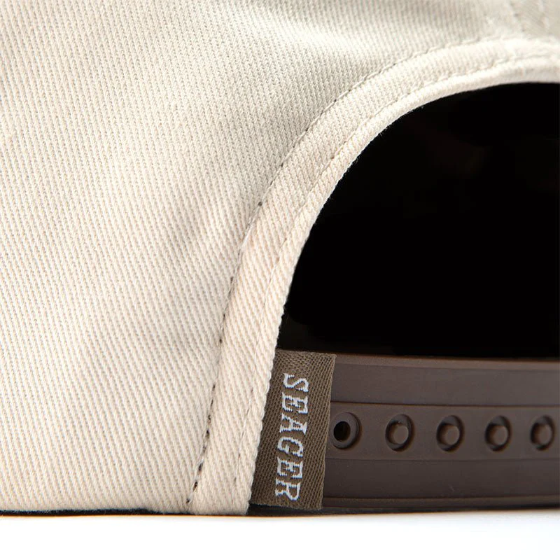 Branded Snapback Cream/Brown - Image 4