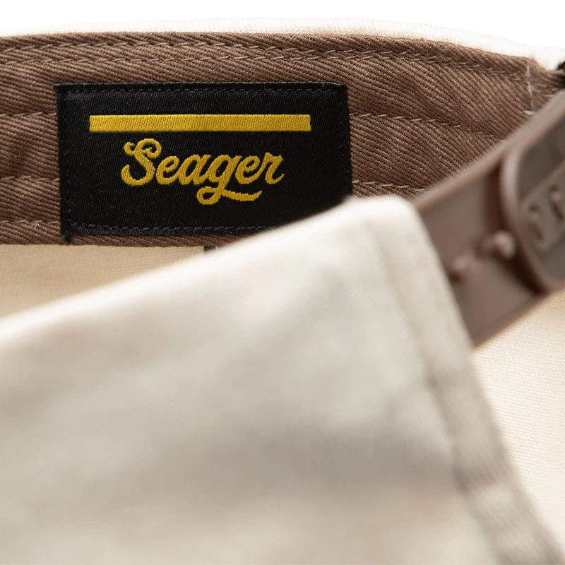 Branded Snapback Cream/Brown - Image 5