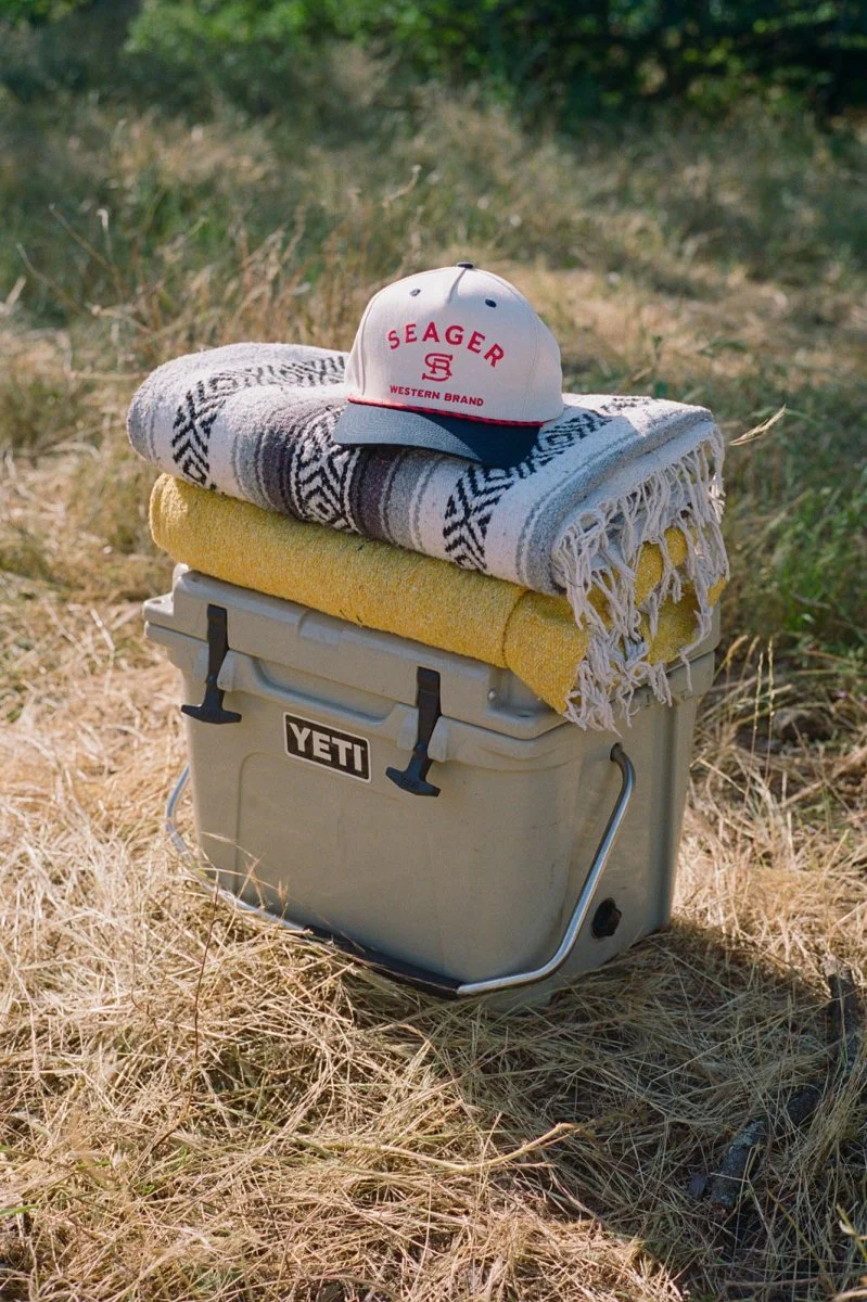 Branded Snapback Cream/Navy - Image 7