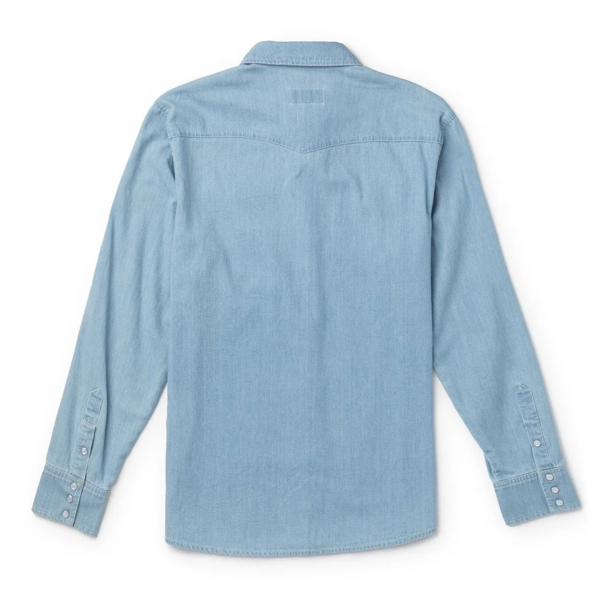 Reagan Pearl Snap Light Wash Indigo - Image 3
